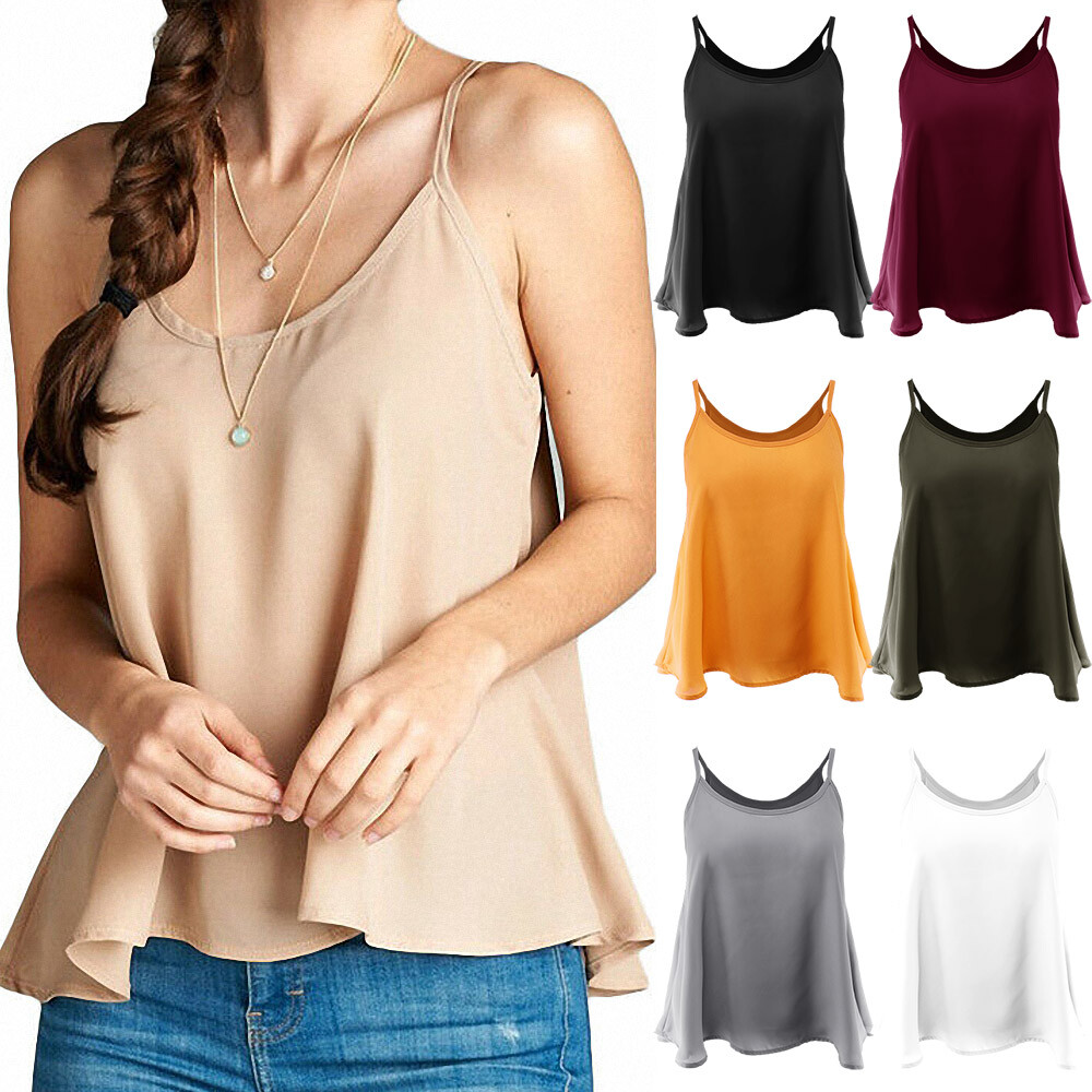 tank top chiffon