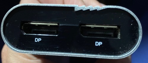 Steckbarer Thunderbolt 3 auf Dual DisplayPort Display Adapter für Windows TBT3-DP2X - Bild 6 von 6