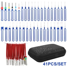 41pcs Pin Ejector Wire Kit Extractor Connector Puller Car Terminal Removal Tool