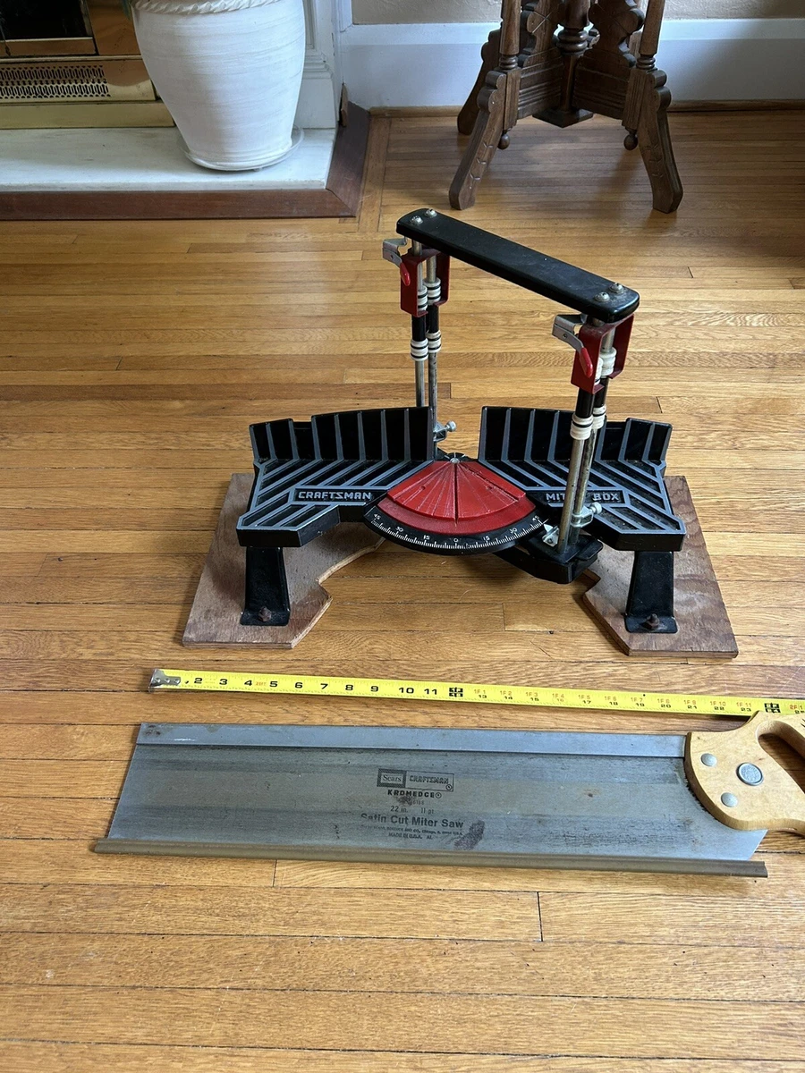 Vintage Craftsman Miter Box 881.36305 w Kromedge 22