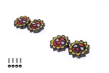 FD&D Multiple Use Shining Screw Cap, Sun Pattern with M6 Machine Screw