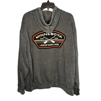 Blue 84 Hoodie mens size XL Minnesota Land of 10,000 Lakes