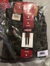 Levi's Youth Boy's Elastic Cuff Stretch Twill Jogger Pants Pull on w/Pockets 8
