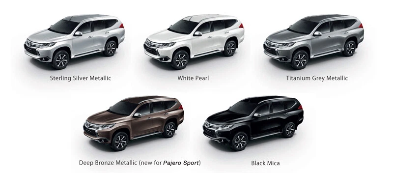 Revestimiento trasero bajo parachoques plateado para Mitsubishi Pajero Montero Sport 2015 2017 Foto 4 de 4