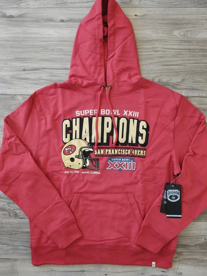 San Francisco 49ers Sudadera con Capucha '47 Retro Super Bowl XXIII Campeones  Foto 2 de 4