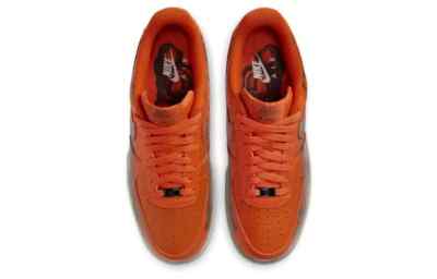 Size 8 - Nike Air Force 1 Low Orange Skeleton for sale online | eBay