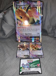 Ultra Rare Dragonite Ex Pidgeot Ex Pokemon Xy Evolutions Holo Rare Holographic V Ebay