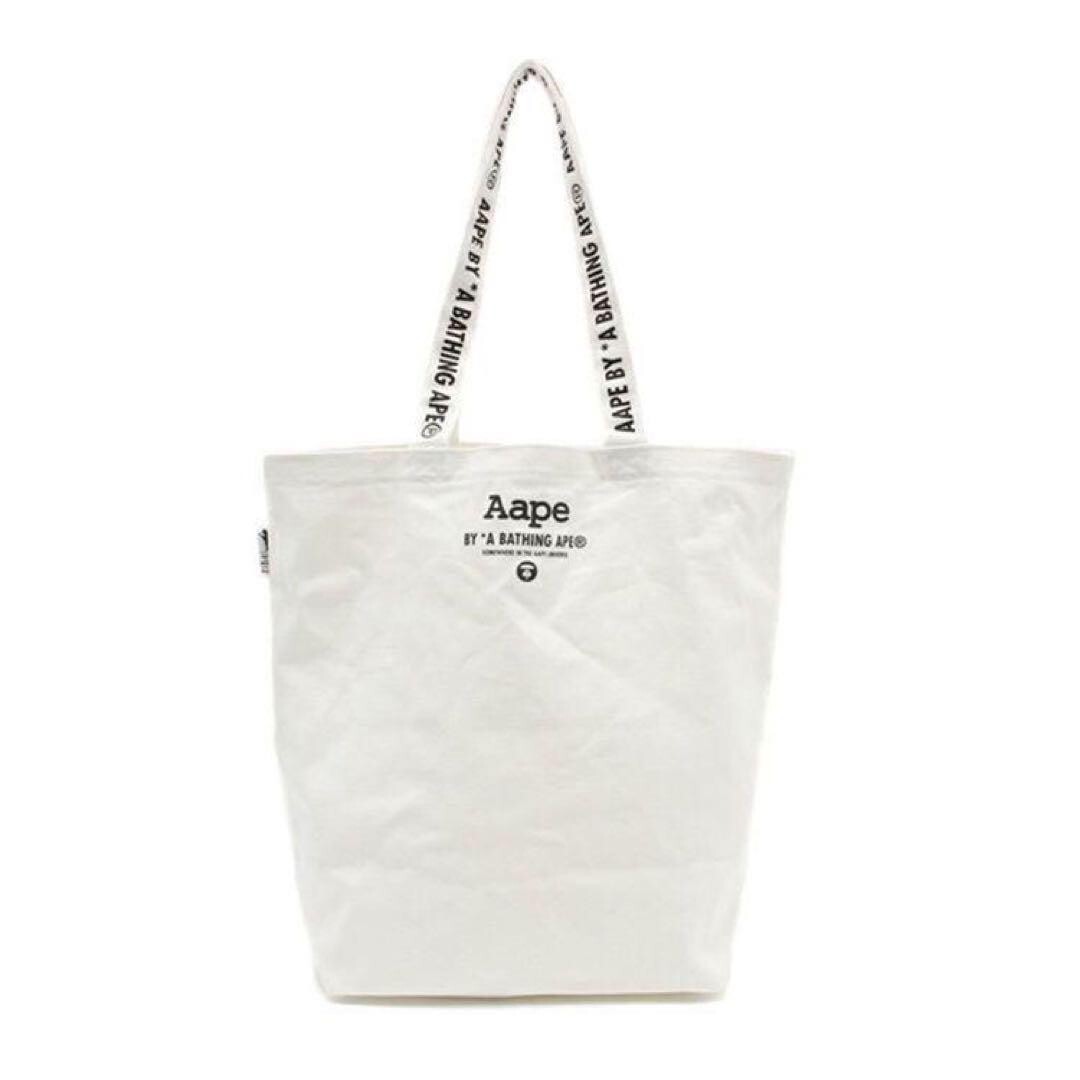 A BATHING APE BAPE Canvas Original Tote Bag Pouch bag e-MOOK