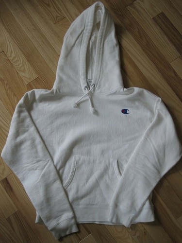 Reverse Weave Hoodie Sweatshirt Ivory 