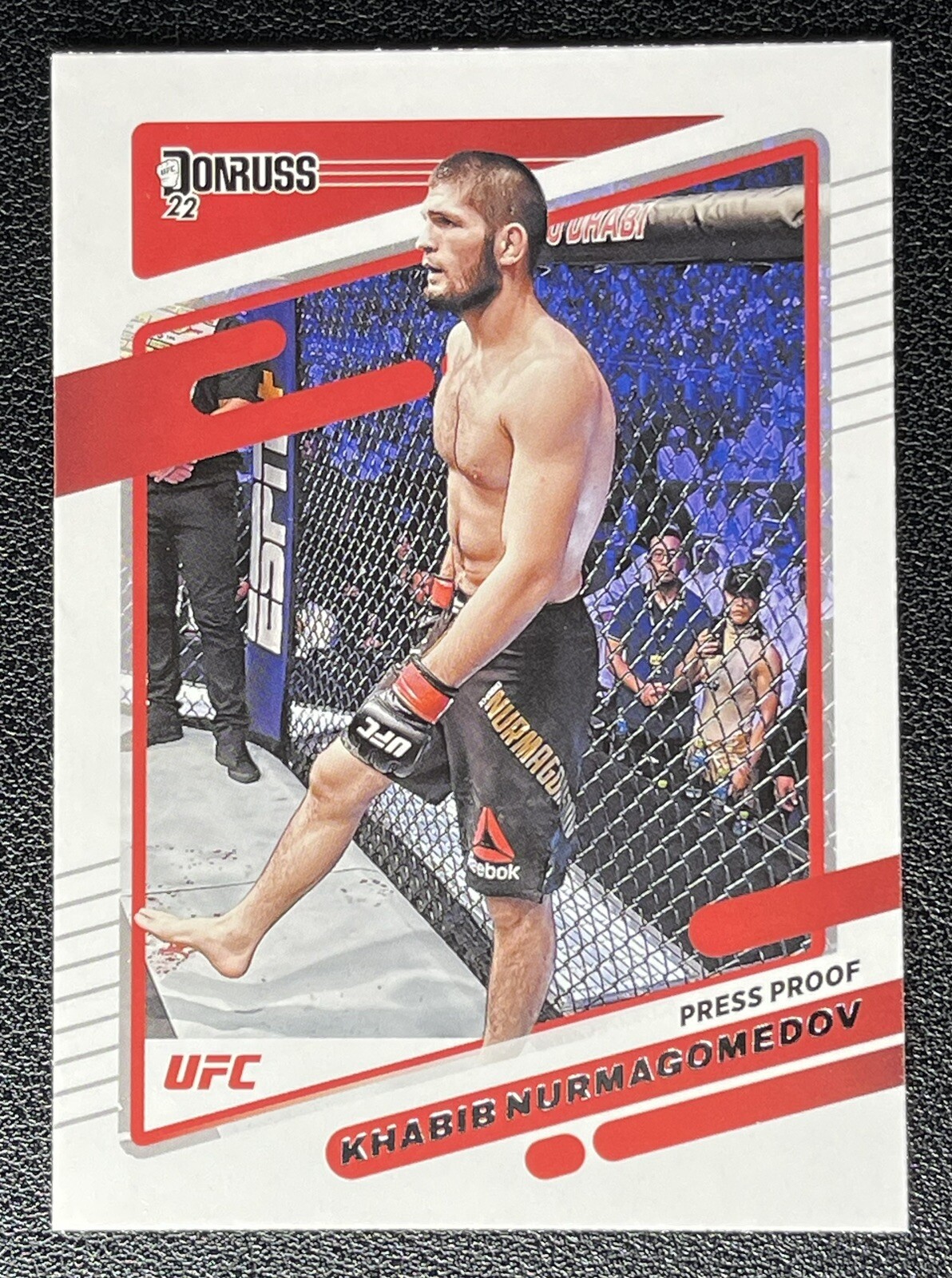 2022 Panini Donruss UFC KHABIB NURMAGOMEDOV #4 Silver Press Proof
