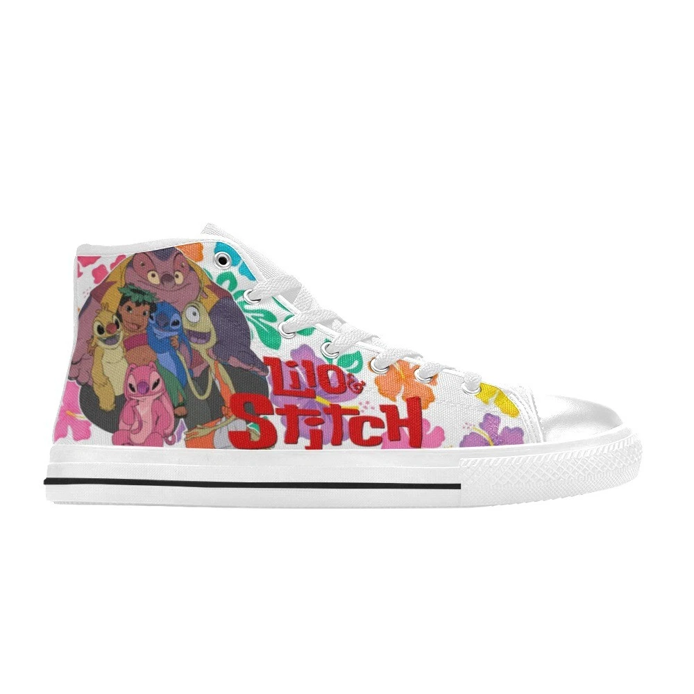 Lilo And Stitch High Top Shoes Sneakers