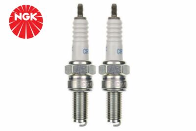 2x Zündkerze NGK CR7E für Aprilia Kawasaki Yamaha Suzuki TGB Motorrad Quad ATV