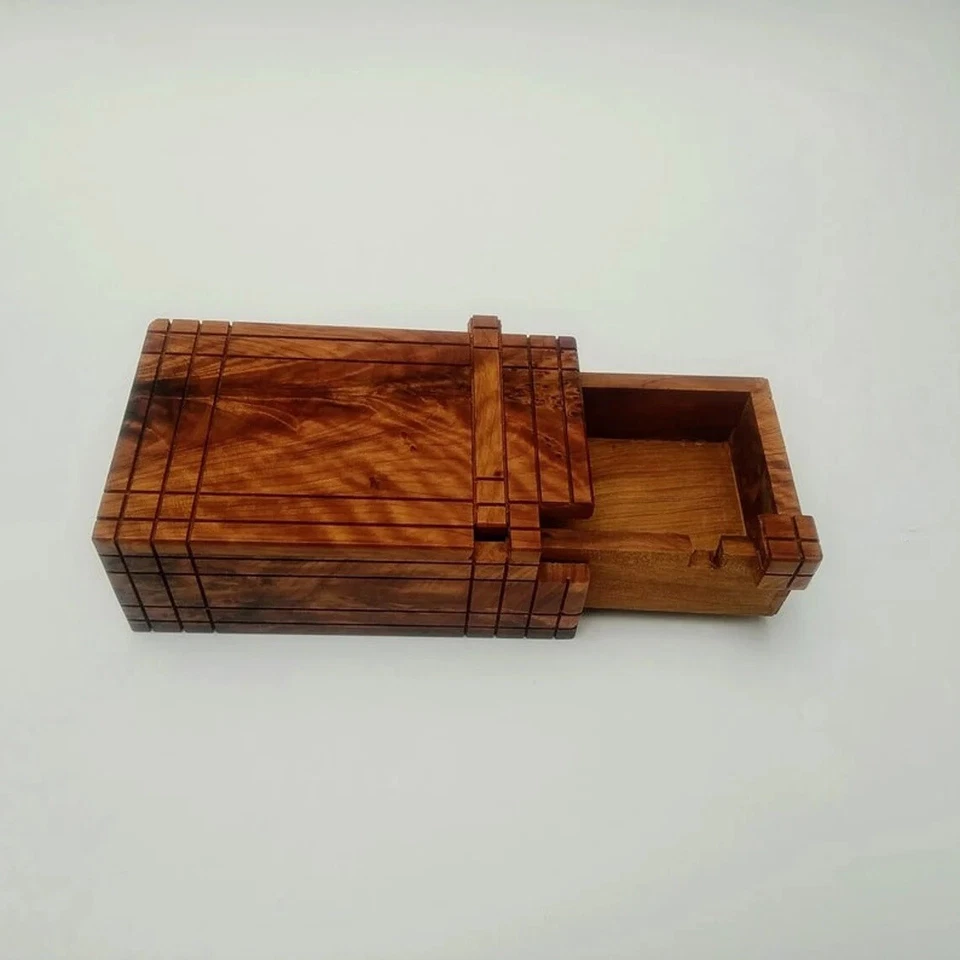 New wooden puzzle box,wooden box thuya wood Secret Jewelry Box, Magic Twist Cube - Image 2 of 2