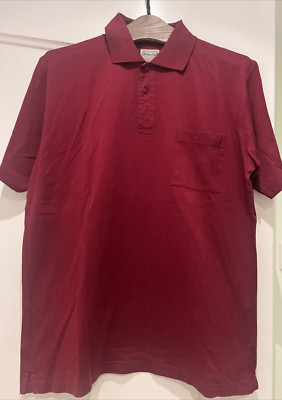 1 Herren Poloshirt dunkles rot    Gr.48    Tailor&son  sehr  gut erhalten