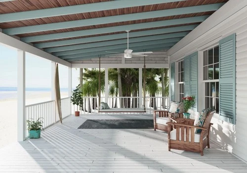 Hunter Fans - Solaria  - 6 Blade Outdoor Ceiling Fan with Light Kit In - Picture 2 of 4