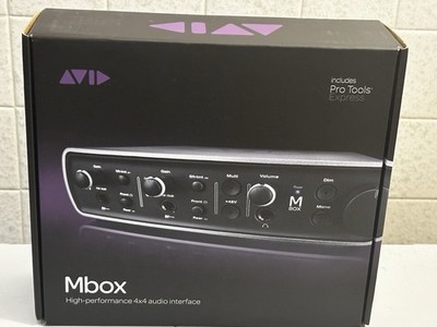 Avid Mbox Usb Interface with Avid driver dvd, usb cable and manual