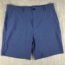 Vineyard Vines Performance Breaker Short Mens 34 Blue Chino Walking Stretch 8"