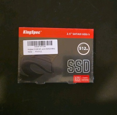 Kingspec 512GB SATA III SSD , 2.5'' SSD 6Gb/S 512GB SSD , Internal