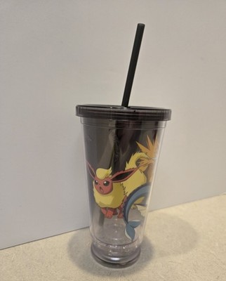 Pokemon Evolution of Eevee 2017-16oz Insulated Tumbler Lid & Straw