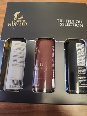 TruffleHunter - English Black & White Truffle Oil Set - 3.38 Oz x 3