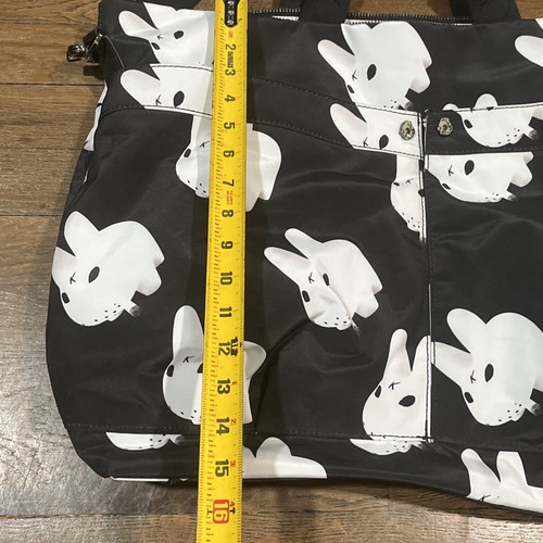 KIDROBOT Frank Kozik Smorkin' Labbit Black And White BAG - Picture 4 of 11