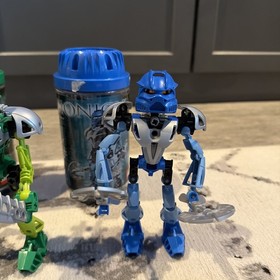 2002 Lego Bionicle ORIGINAL TOA NUVA (8566 - 8572) Complete in Canisters/Manuals