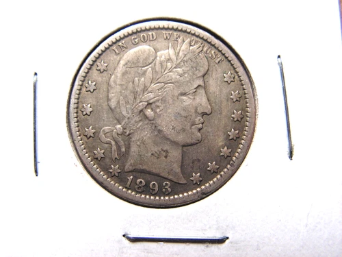 1893 - O Barber Quarter