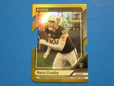 2024 Panini Donruss Diecut Gold SSP Max Crosby Raiders 16/25!