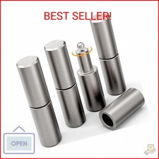 Weldable Barrel Hinges 4 ,4 x 1 inch, Heavy Duty Gate Hinges,Weld On Iron Door,