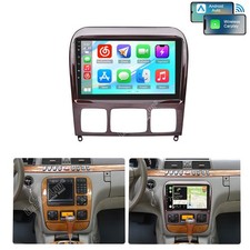 Android 15 Apple CarPlay Autoradio f&uuml;r Mercedes S/CL Klasse W220 W215 GPS Navi