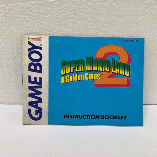 Super Mario Land 2 Manual ONLY