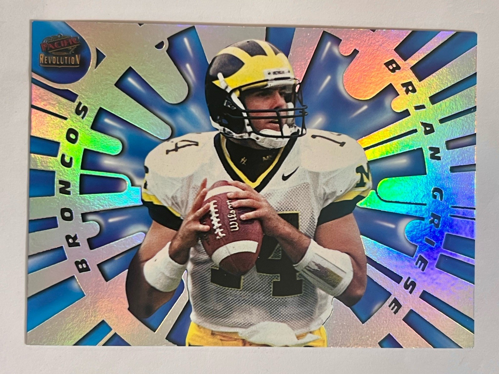 1998 Pacific Revolution - Rookies & Stars Brian Griese #8 RC! Broncos! Wolver!