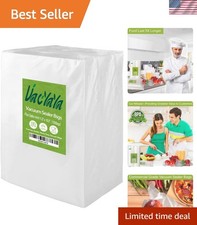 Thick 4mil Pre-Cut Vacuum Sealer Bags - 100 BPA-Free Gallon Size for Freshness