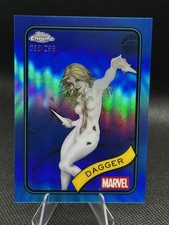2025 Topps Chrome Marvel DAGGER Blue Refractor /299 - #63 MINT quick shipping!