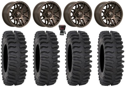 MSA Radar 15'' Wheels Matte Bronze 30'' XT400 Tires Polaris Sportsman