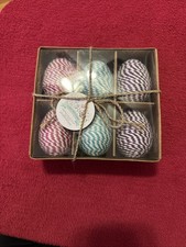 Bunny Boulevard 6 Count Decorative Eggs Crocheted Easter Yarn Spring Collection