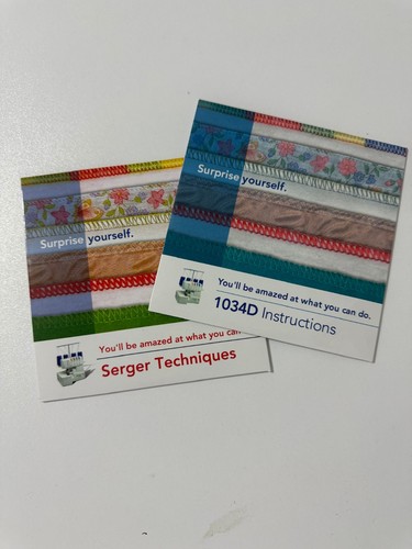 1034D BROTHER Serger DVD Instructions & Techniques How To Brand New
