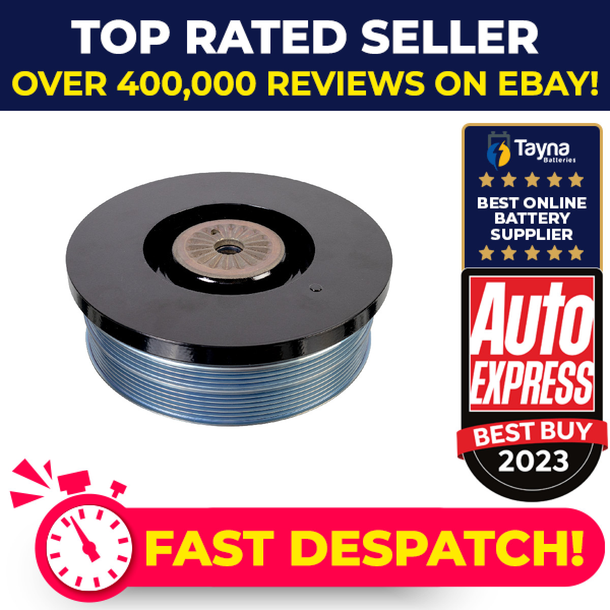 Crankshaft Pulley fits AUDI S4 B9 3.0D 2019 on DEWB Belt 059105251DG 059105251DP