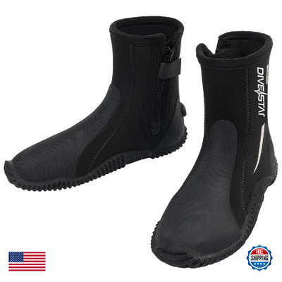 Skyone Neoprene Dive Boots, 5MM Wetsuit Surf Booties, Men Women, Diving Boots Ta