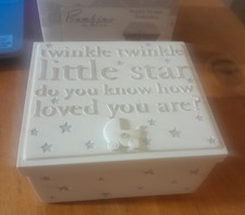 Bambino by Juliana Twinkle Twinkle Trinket Box Baby Keepsake Gift Boys Girls