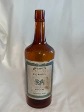 c1890s Splaine's Parkwood Club Whiskey R. A. Splaine & Co Haverhill, Ma., Bottle