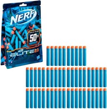 Nerf Elite 2.0 50-Dart Refill Pack - Includes 50 Official Nerf Elite 2.0 Darts,