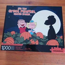 Aquarius Puzzle It  s The Great Pumpkin Charlie Brown 1000 Piece Jigsaw
