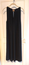 Biba  Black Evening Dress sleeveless floaty UK 12 