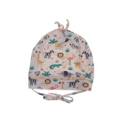 Alana, Mütze, Größe: 46/47, Baumwolle/Elasthan, Beige/Mehrfarbig, Jungen #DGU