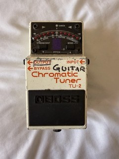 Boss TU 2 Chromatic Tuner Digital Pedal for Electric Guitar & Bass