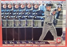 6x bowman jake bauers #76 MLB Baseball rookie rc INVEST HOT rookies