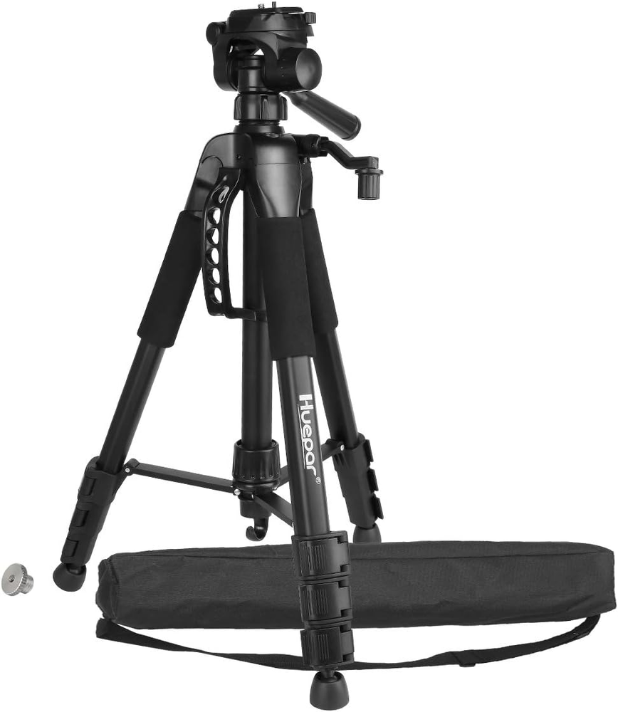 Laser Level Tripod,  56-Inch Extendable Height Tripod Use with Line Lasers, Poin