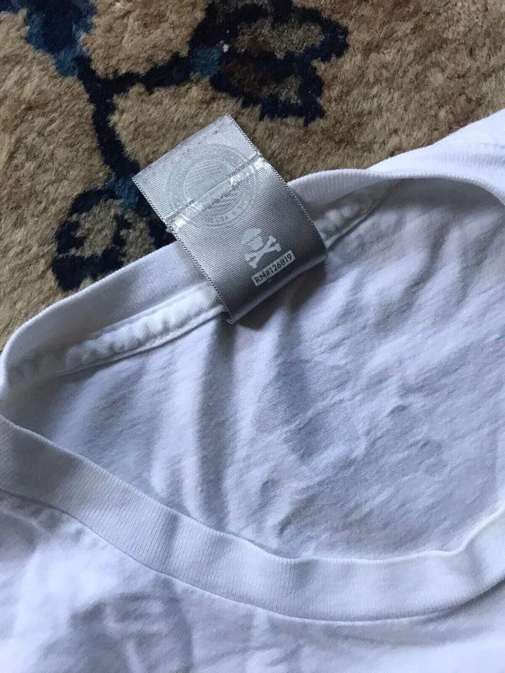 Johnny Cupcakes Mr. Peanut Style Food Mascot T-shirt White Size M made in USA - Image 4 of 4