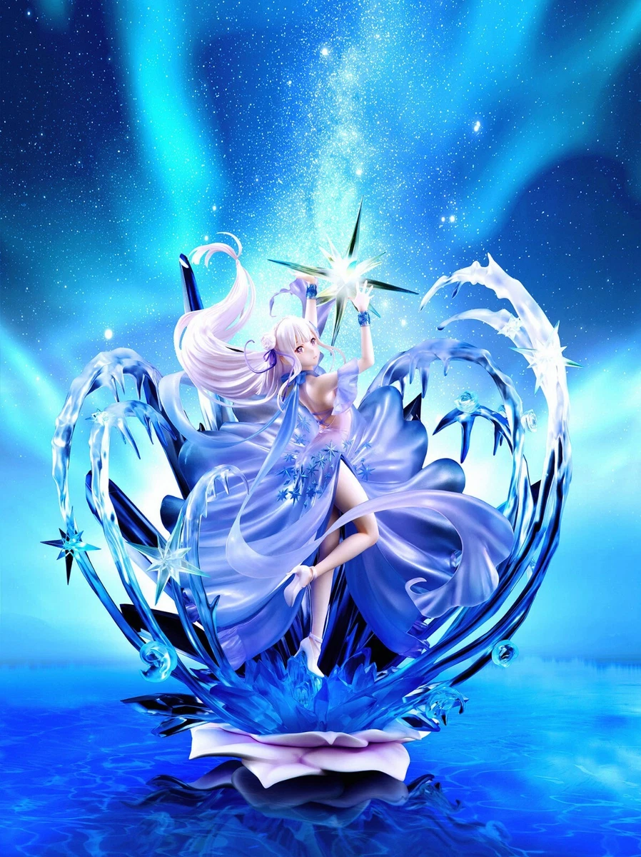 Official Genuine SSF eStream Re:Zero Emilia Crystal Dress ver 1/7 Figure Model